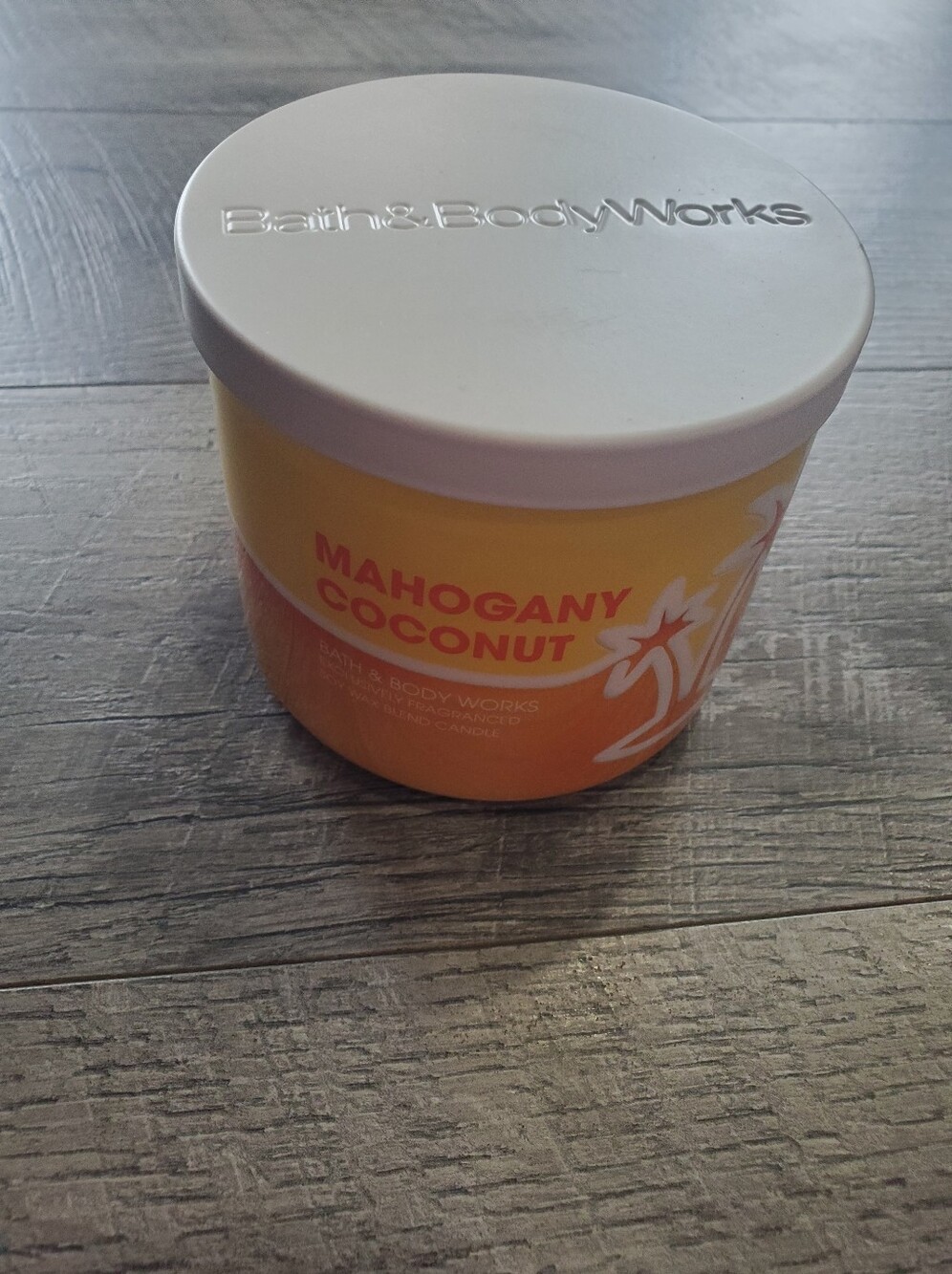 Bath And Body Works Mahogany Coconut Candle